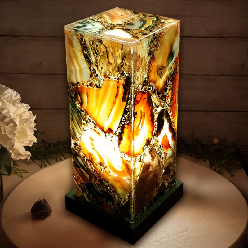 Agate Lamp 30cm
