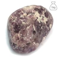 Lepidolita Rodado Jumbo. Bolsa 1kg.