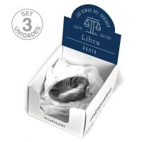 Cajita Libra Ágata. Set 3 Un.