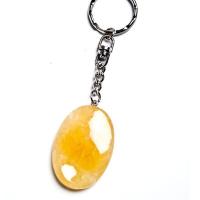 Llavero Antiestrés Jade Amarillo Ovalado