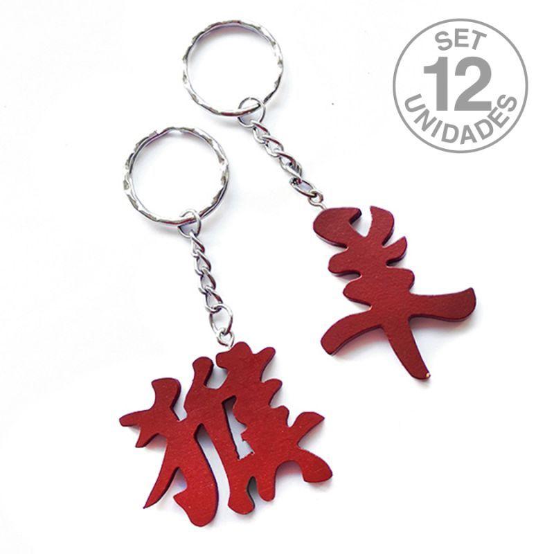Chinese sign Keyring. Pack 12 pcs.