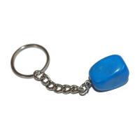 Llavero Rodado Howlita Azul