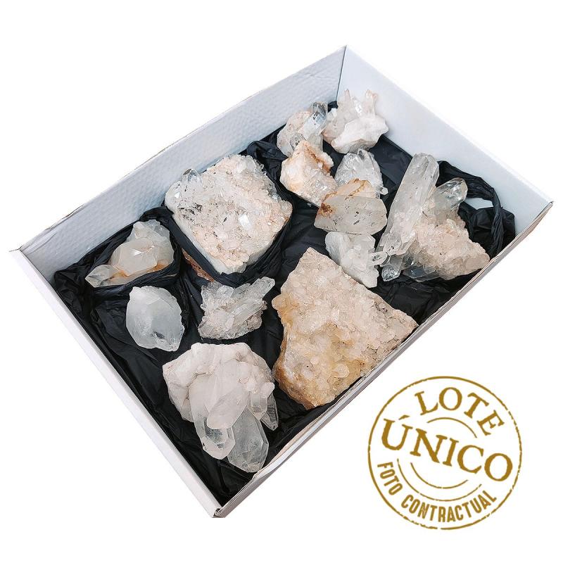 Rock Crystal Druses Box (Brazil). Set 5,52kg