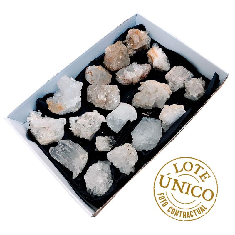Rock Crystal Druses Box (Brazil). Set 3,62kg