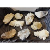 Assorted Rock Crystal Druses. Set 9 Un.