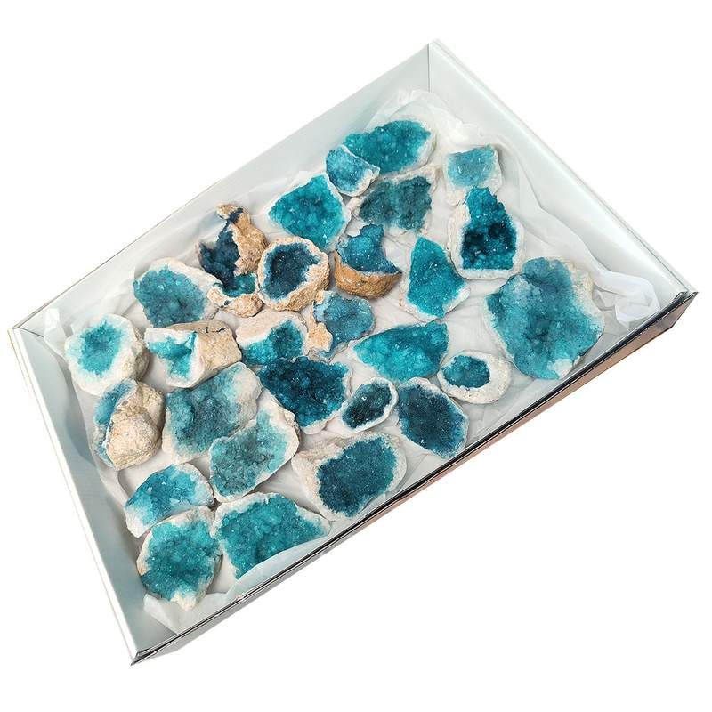 Druses de Quartz (teinté en vert)