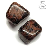 Obsidiana Mahogany Rodado Grande. Bolsa 1kg.