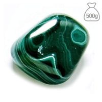 Malaquita Rodado Mediano. Bolsa 500gr