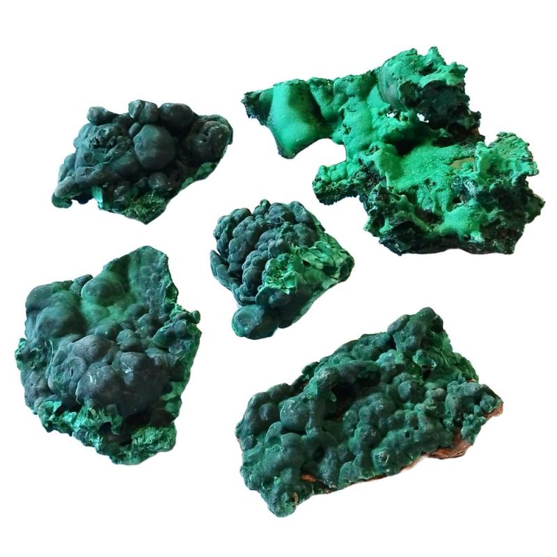 Malachite (China). Lot 5 Un.