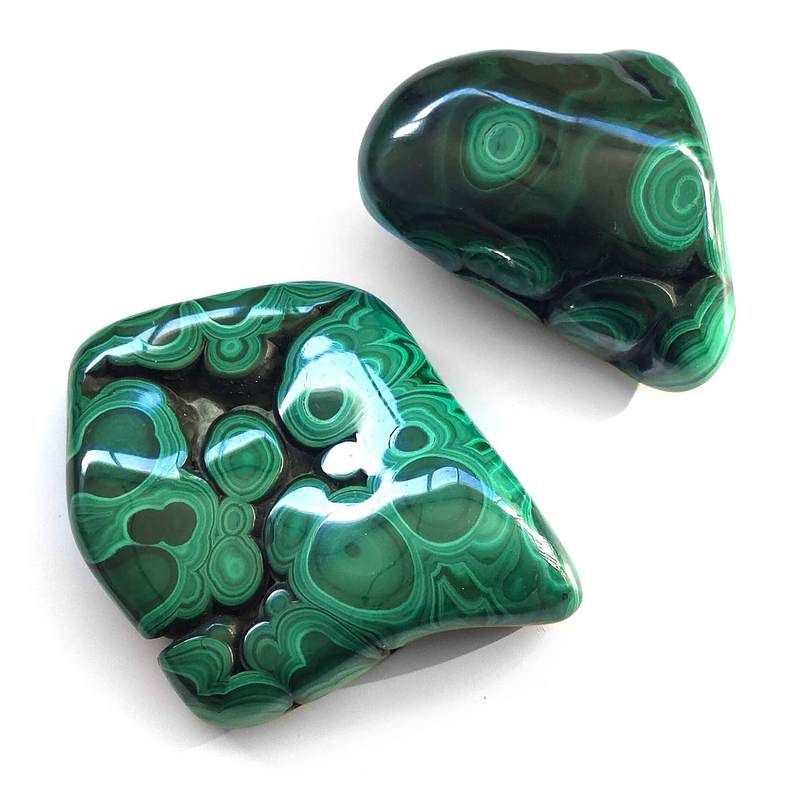 Polished Botryoidal Malachite. Price Kg