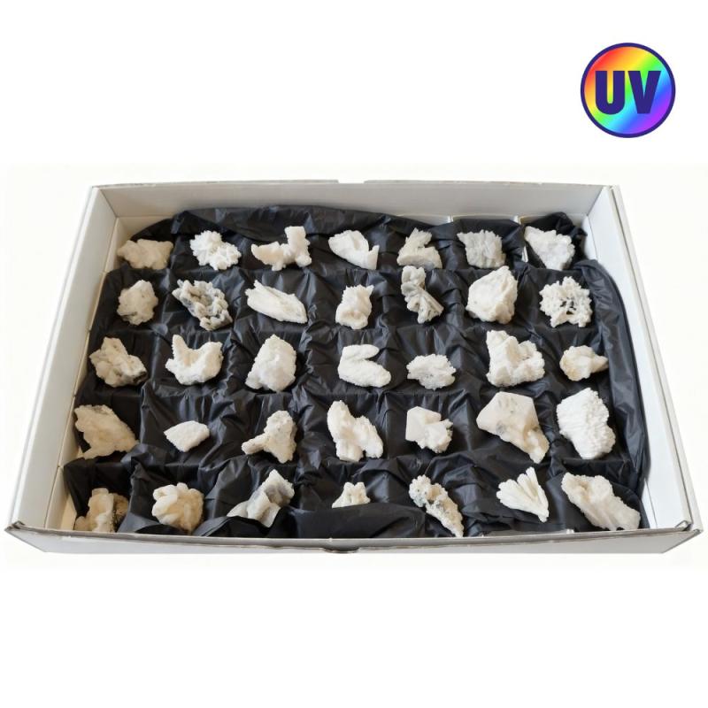 Manganocalcita (UV). Lote 35 Un.