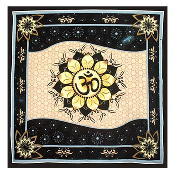 Nappe Om Fleur de lotus (90 x 90)