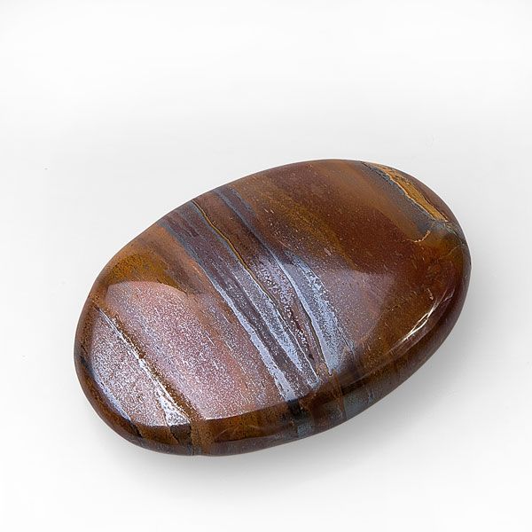 Tiger's Eye Oval Massager 7x5x1,5mm.