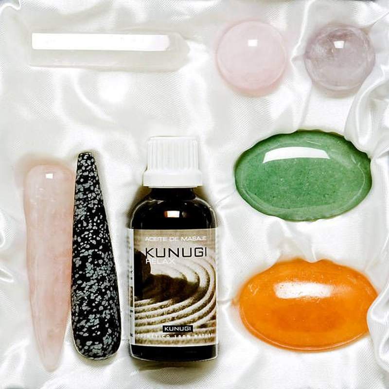 Masseurs Set 7 Pierres + Essence