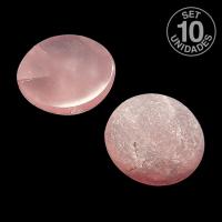 Cuarzo Rosa pulido (set 10un)