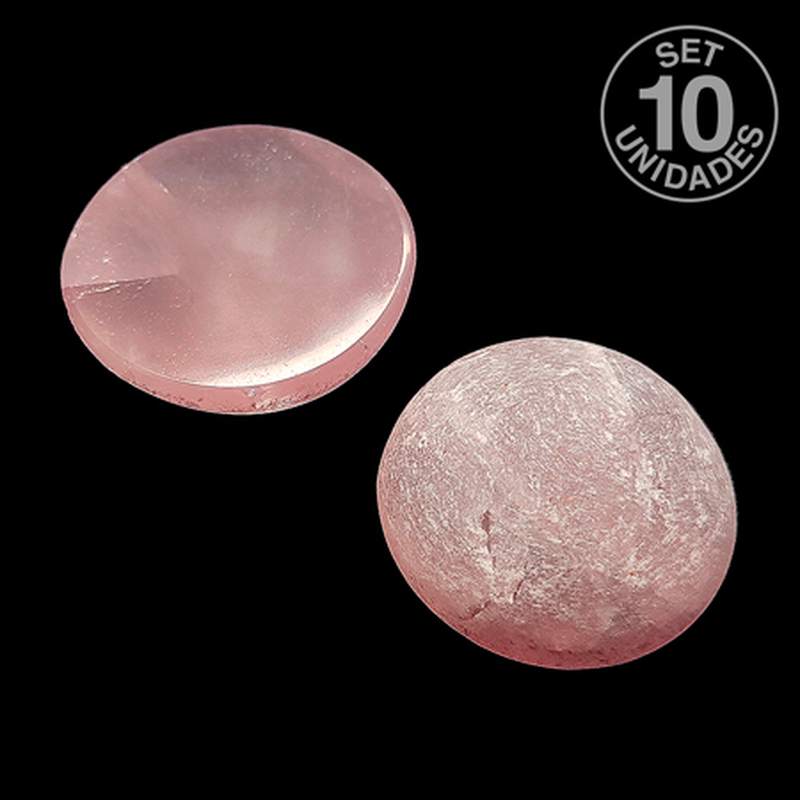 Polished Rose Quartz (set 10un)