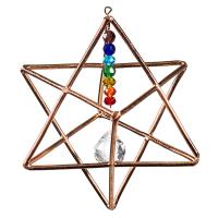 Merkaba Estrella Cristales 7 Chakras (12cm)