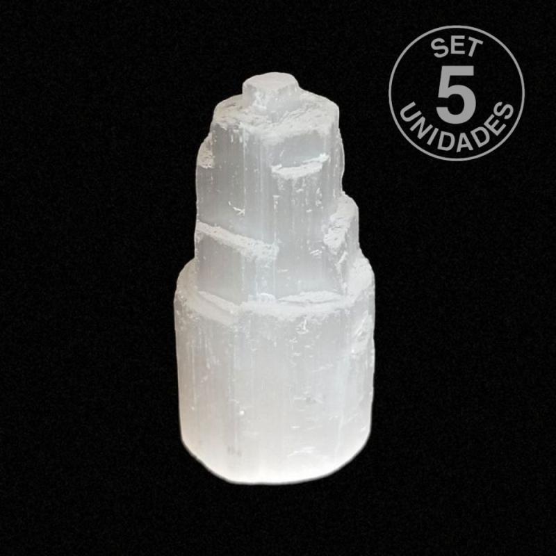 Monolito de Selenita pequeño (Set 5 Un.)