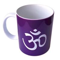 Taza Om morada