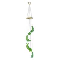 Campana de viento estrellas y lunas. Verde
