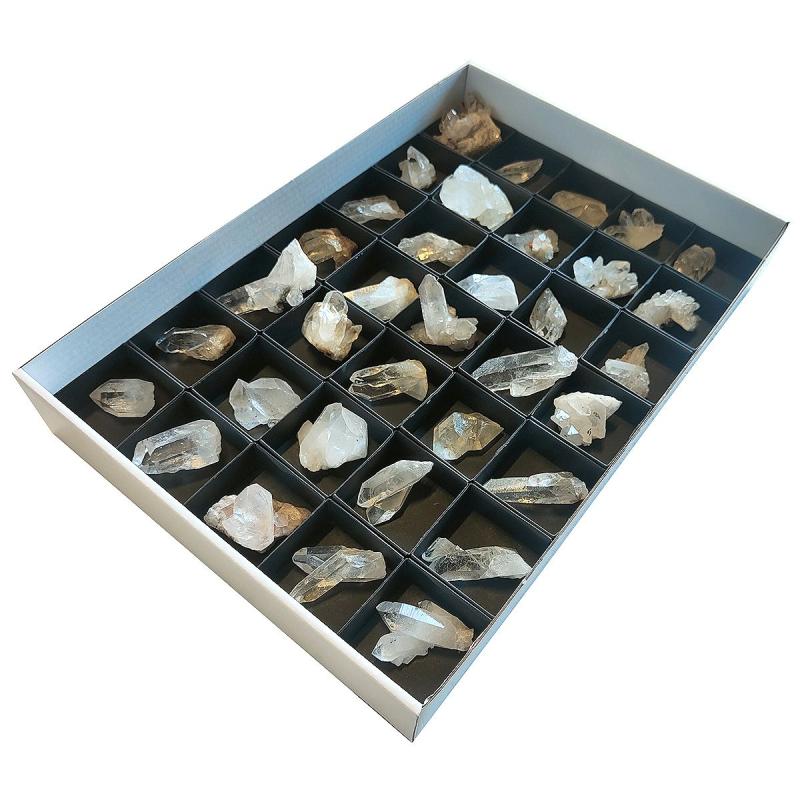 Lot Druses Cristal de Roche (Brésil). Set 35 Un.