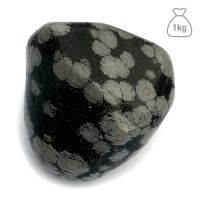 Obsidiana Nevada Rodado Jumbo. Bolsa 1kg.