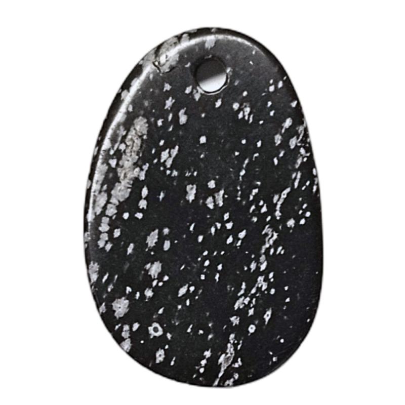 Colgante Plano Obsidiana Nevada (4x3cm)
