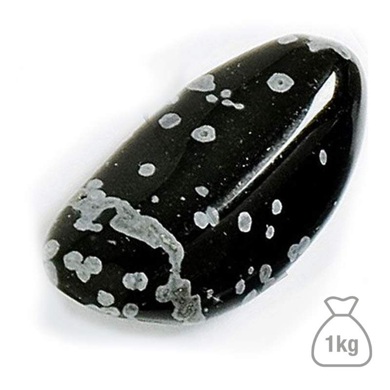 Big Tumbled Snowflake Obsidian. 1kg Bag