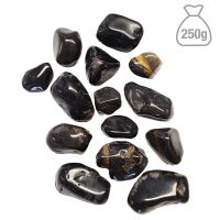 Ónix Negro Rodado Pequeño. Bolsa 250g