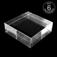 Plain Methacrylate Base 30x30x10mm (Set 6un)