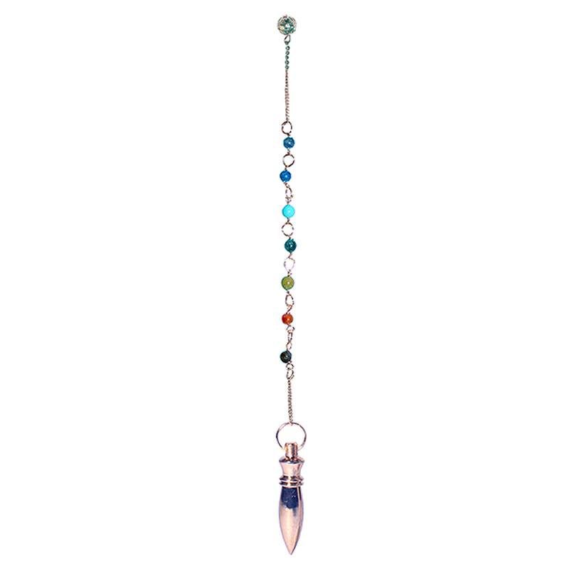 Copper Chakras Pendulum