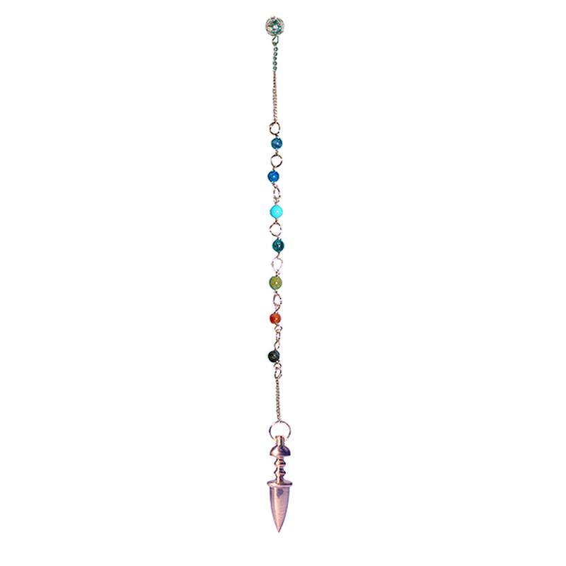 Copper Chakras Pendulum