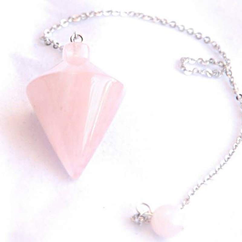 Rose Quartz Conical Pendulum