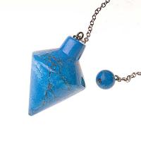 Péndulo Cónico Howlita Azul