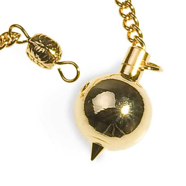 Small Golden Sfera Metal Pendulum