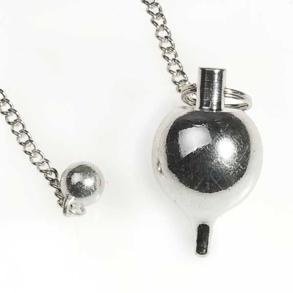 Silvery Sfera Metal Pendulum