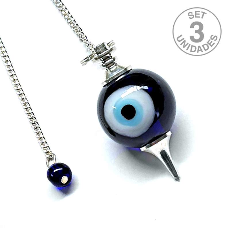 Péndulo Bola Ojo Turco. Precio set 3un