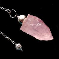 Péndulo Cuarzo Rosa Bruto