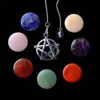 Péndulo Estrella Pentagrama y Chakras