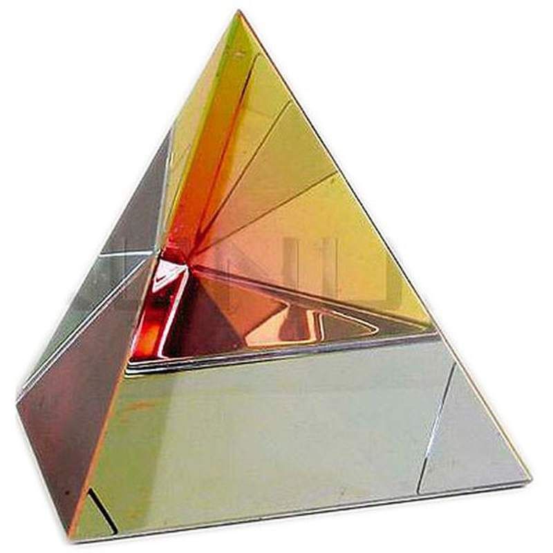 Pyramide Irisé 8x8 cm