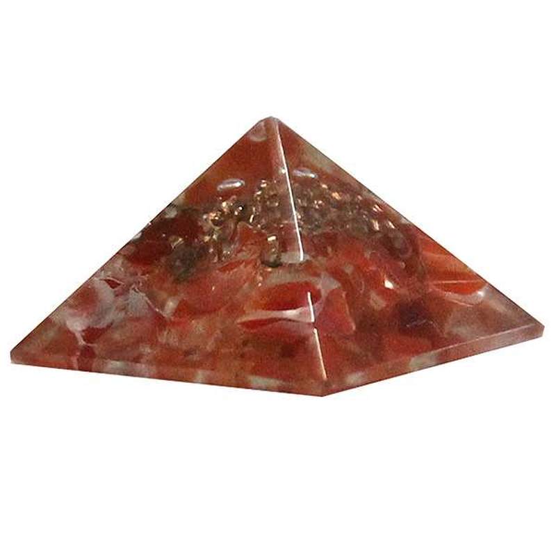 Pyramide Orgonite Carneola