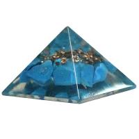 Pirámide Orgonita de Howlita Azul