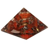 Pirámide Orgonita de Jaspe Rojo
