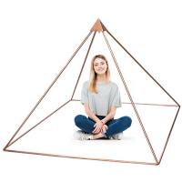 Piramide de Cobre 150x150x120cm