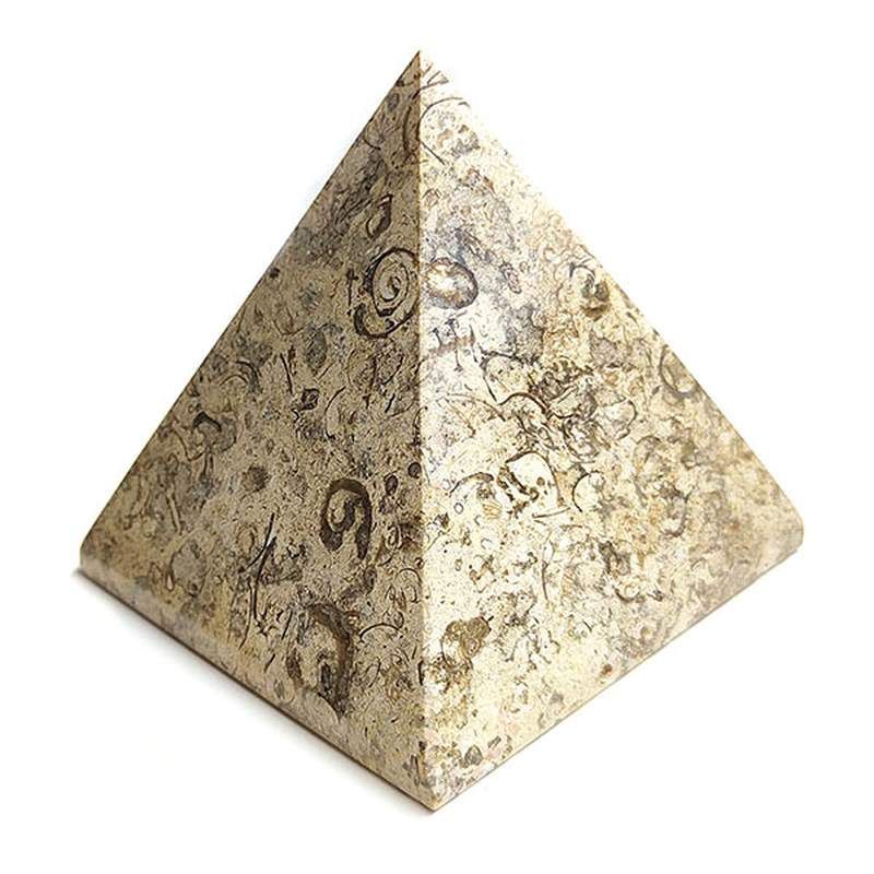 Pirámide Jaspe Fosil 110mm