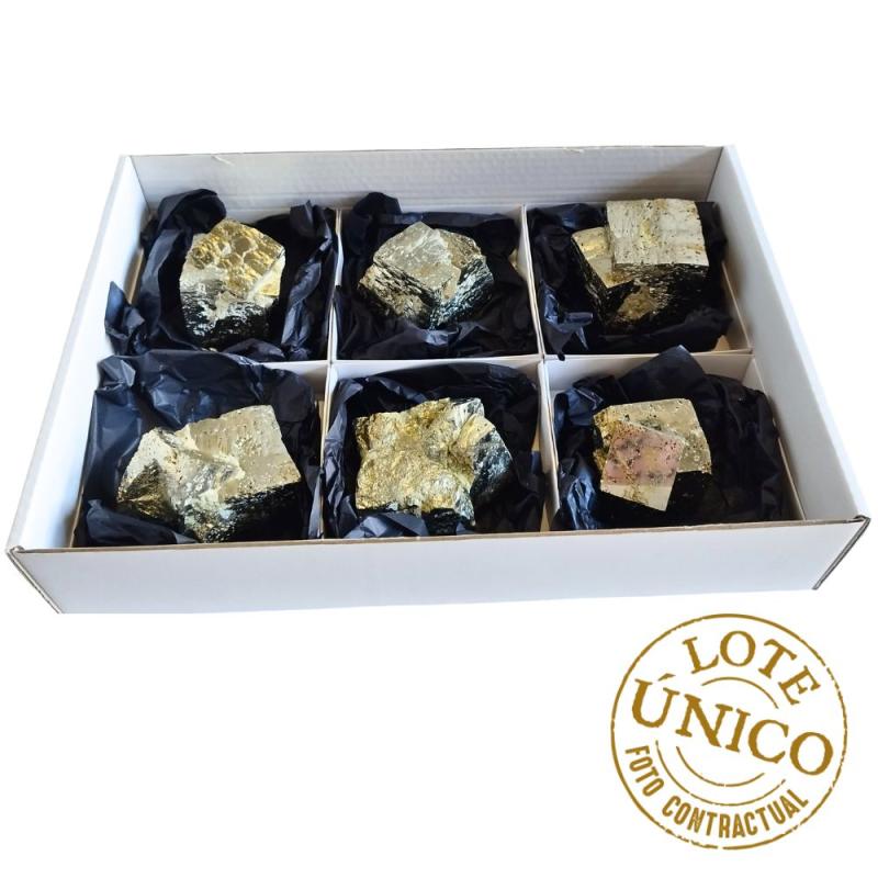 Twin Pyrite (4,9kg). Set 6 Un.