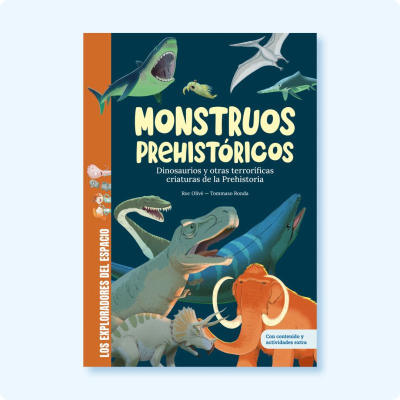 Libro "Monstruos Prehistóricos" (Shackelton)