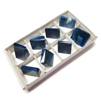 Ágata Azul pulida (Ejemplares poliédricos). Lote 8 Un.