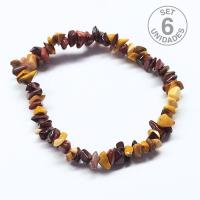 Pulsera Chip Mookaita. Set 6 Un.