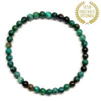 Pulsera Crisocola (Bola 4mm)